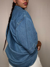Chemise en jean XXL vintage