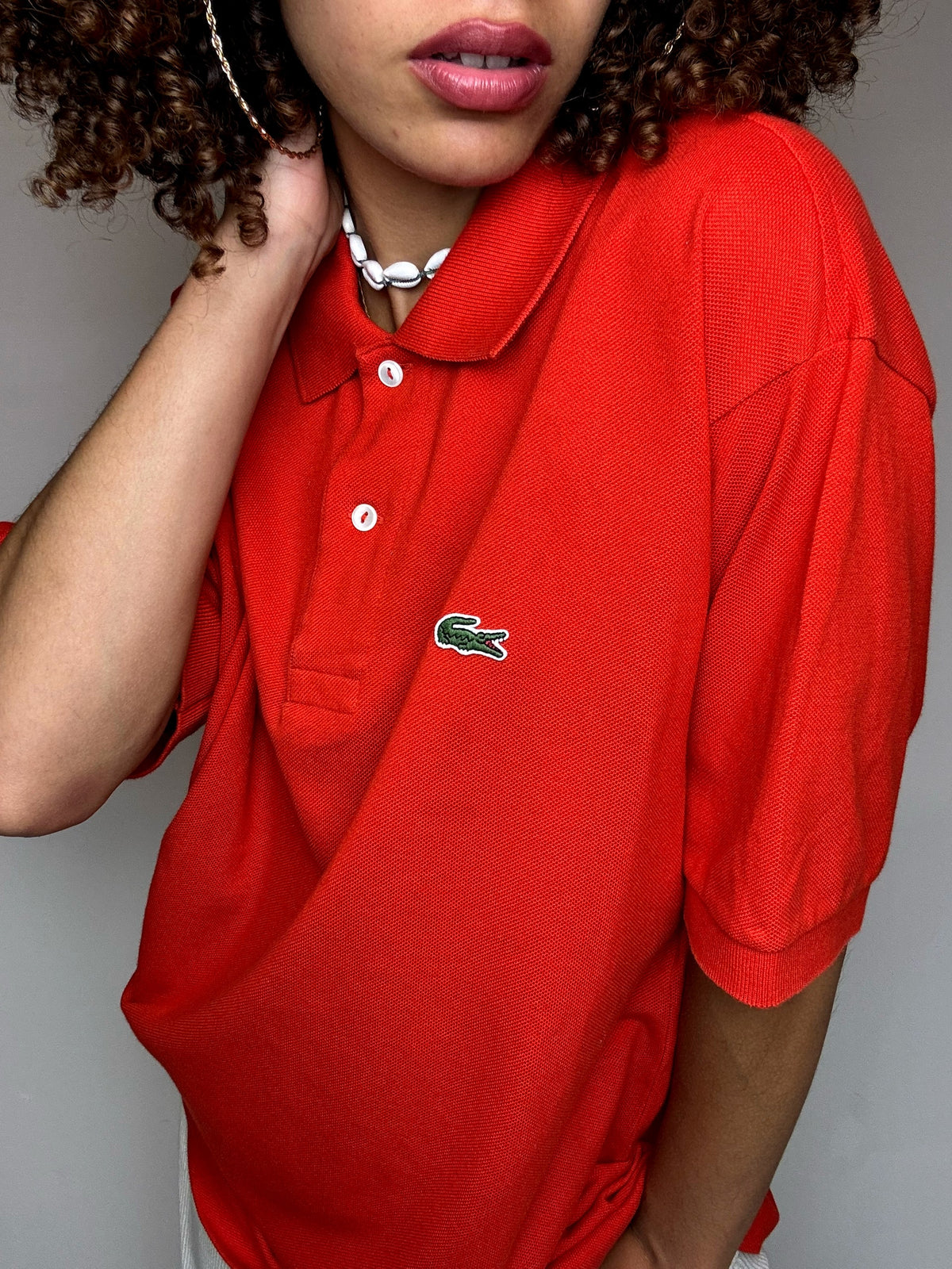 LACOSTE M vintage sky blue short-sleeved polo shirt