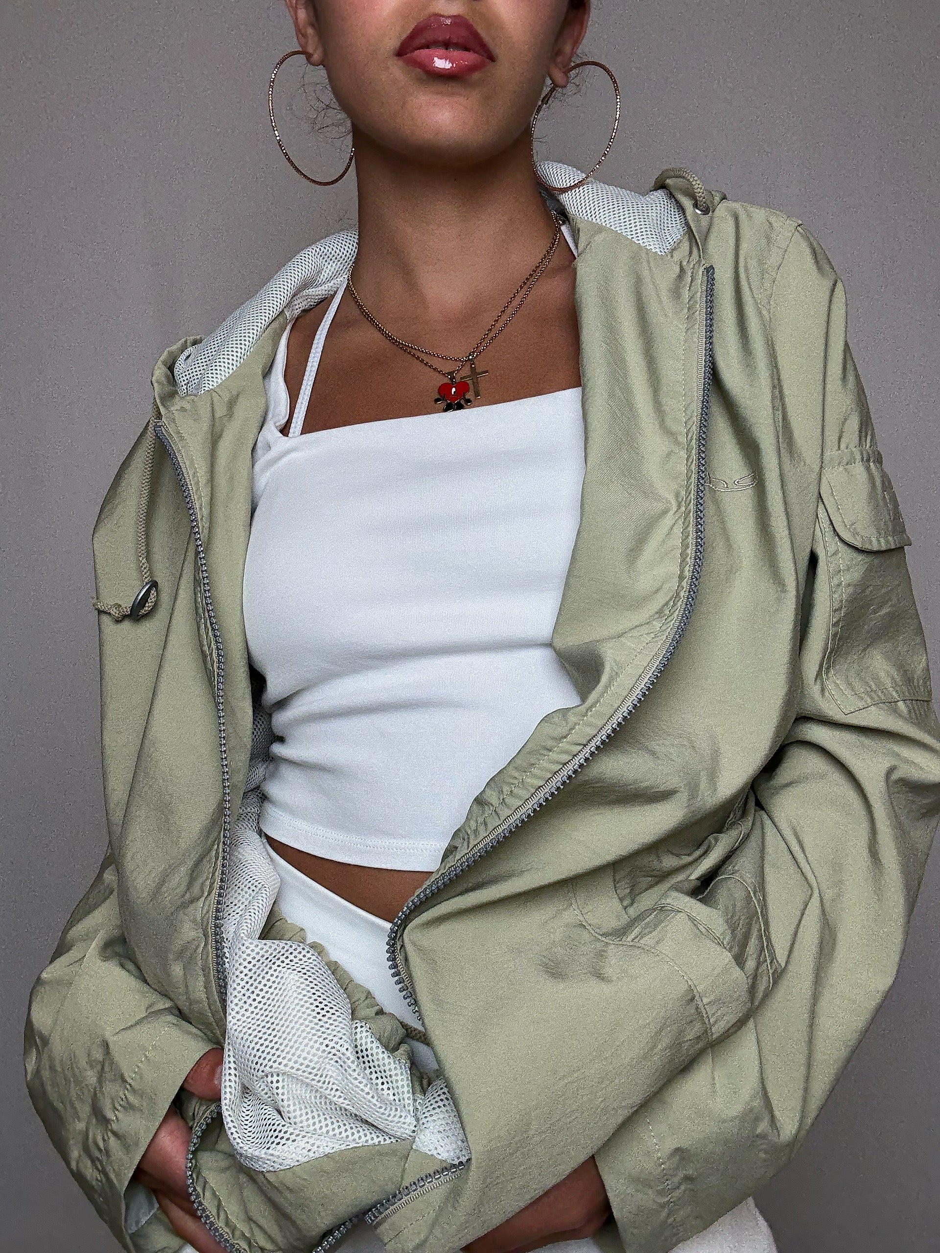 Veste d'été beige M vintage
