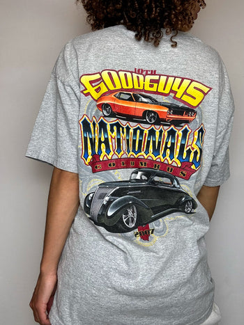 Tee shirt gris GOODGUYS COLOMBUS L vintage