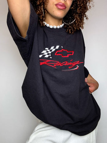 Tee shirt noir CHEVROLET XL vintage