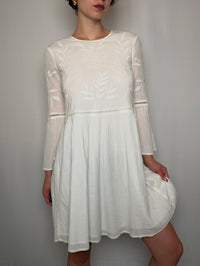 Robe en coton blanche Esprit S vintage