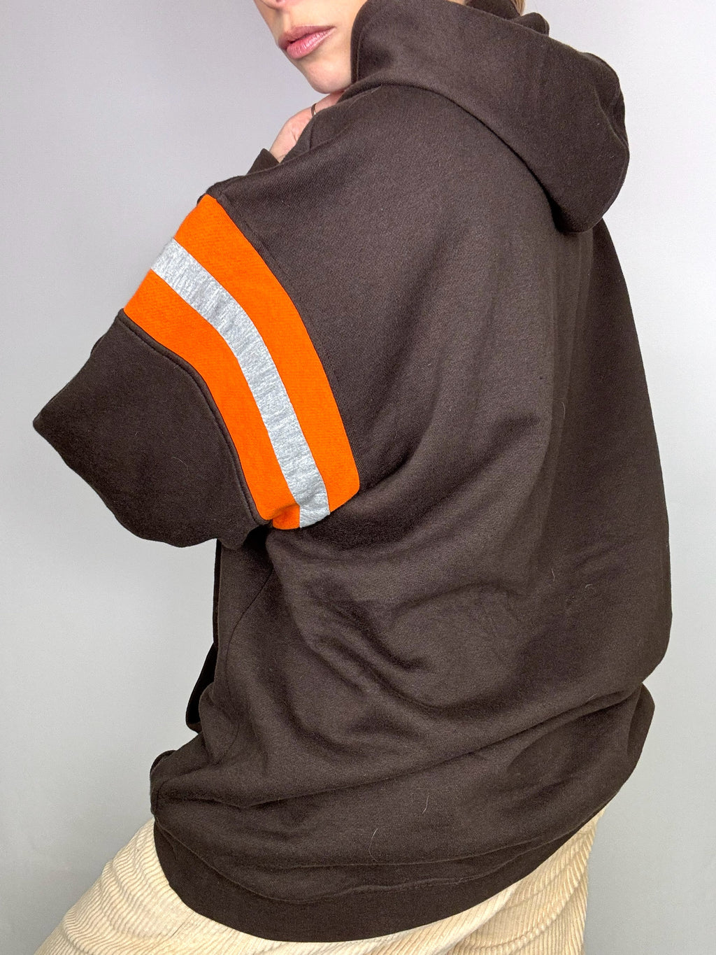 NFL x REEBOK XL Vintage Brauner Hoodie