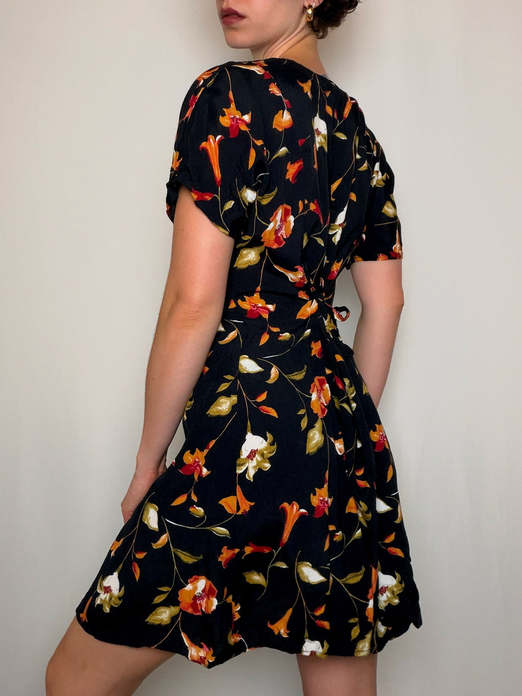 Robe droite imprimée M/L vintage