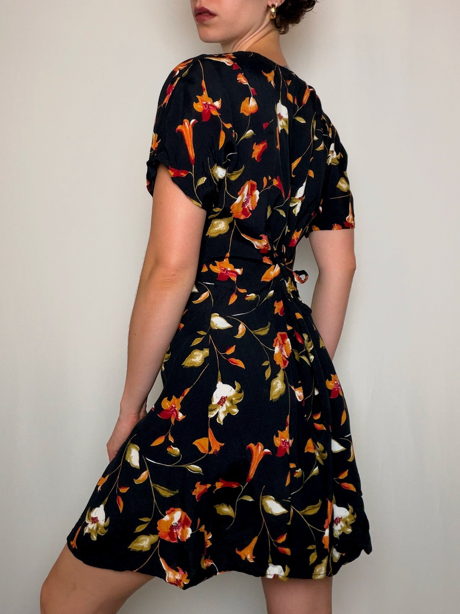 Robe droite imprimée M/L vintage