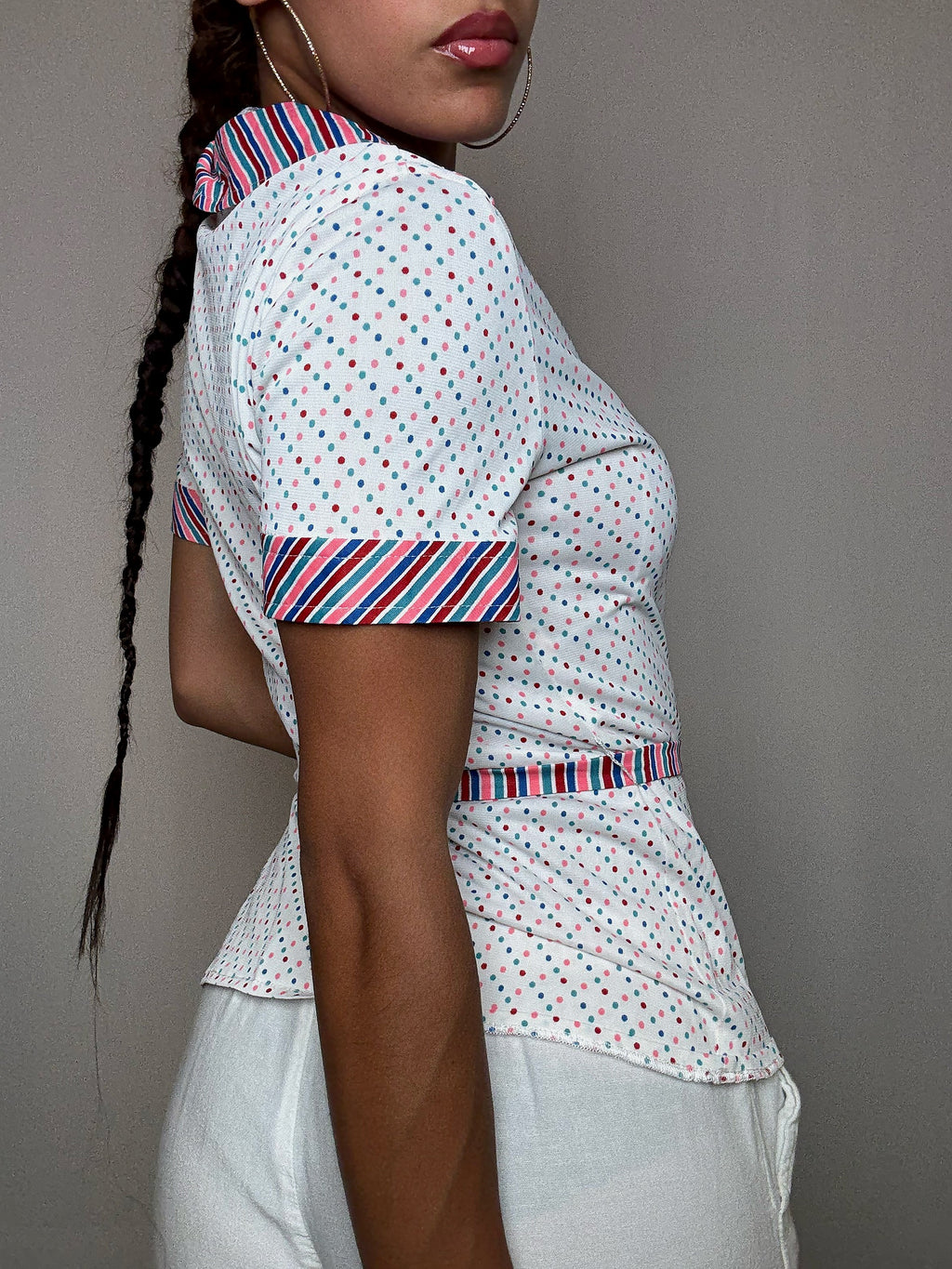 Tshirt polka dot S/M vintage