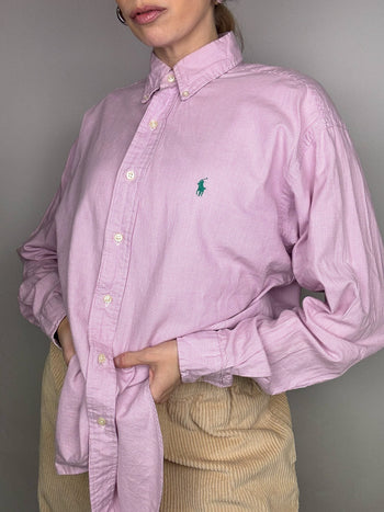 Chemise à carreaux rose RALPH LAUREN - Blake M Vintage