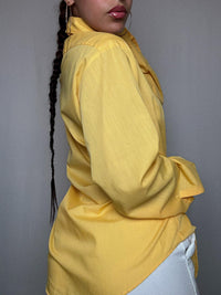 Chemise jaune L vintage