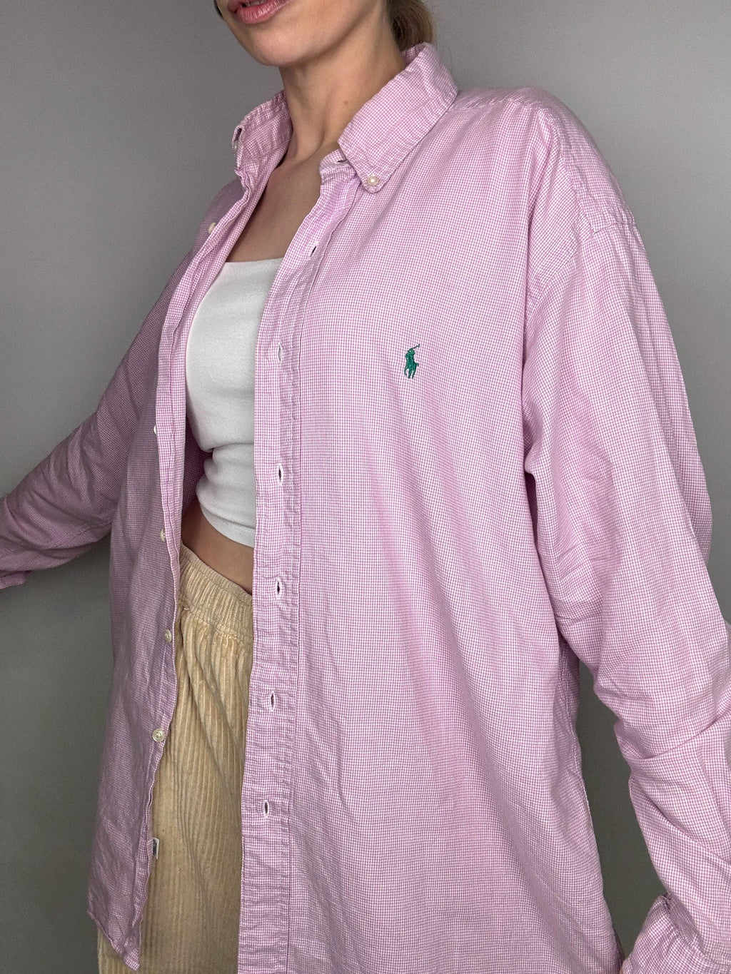 RALPH LAUREN Pink Plaid Shirt - Blake M Vintage