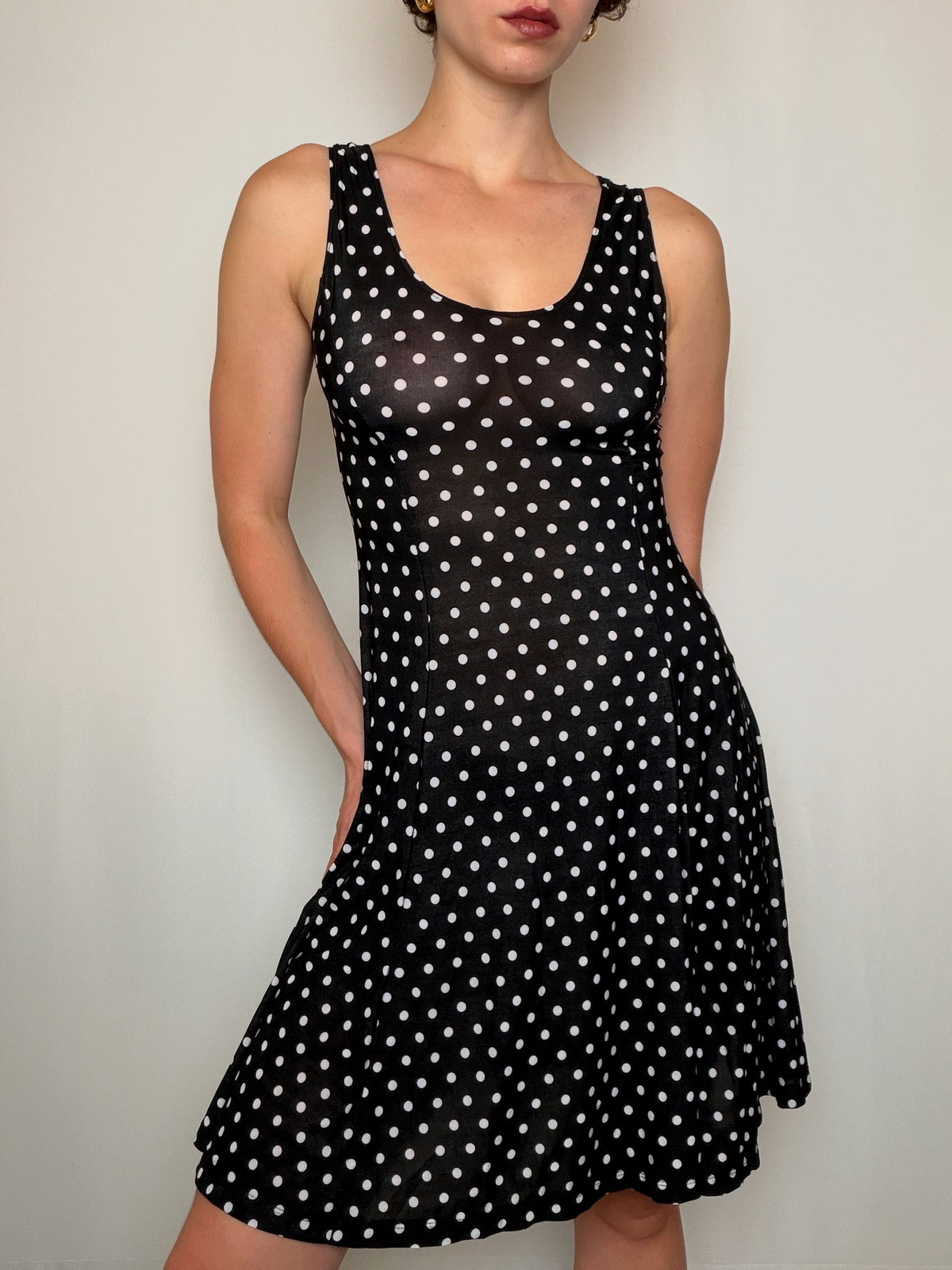 Robe polka dot S/M vintage