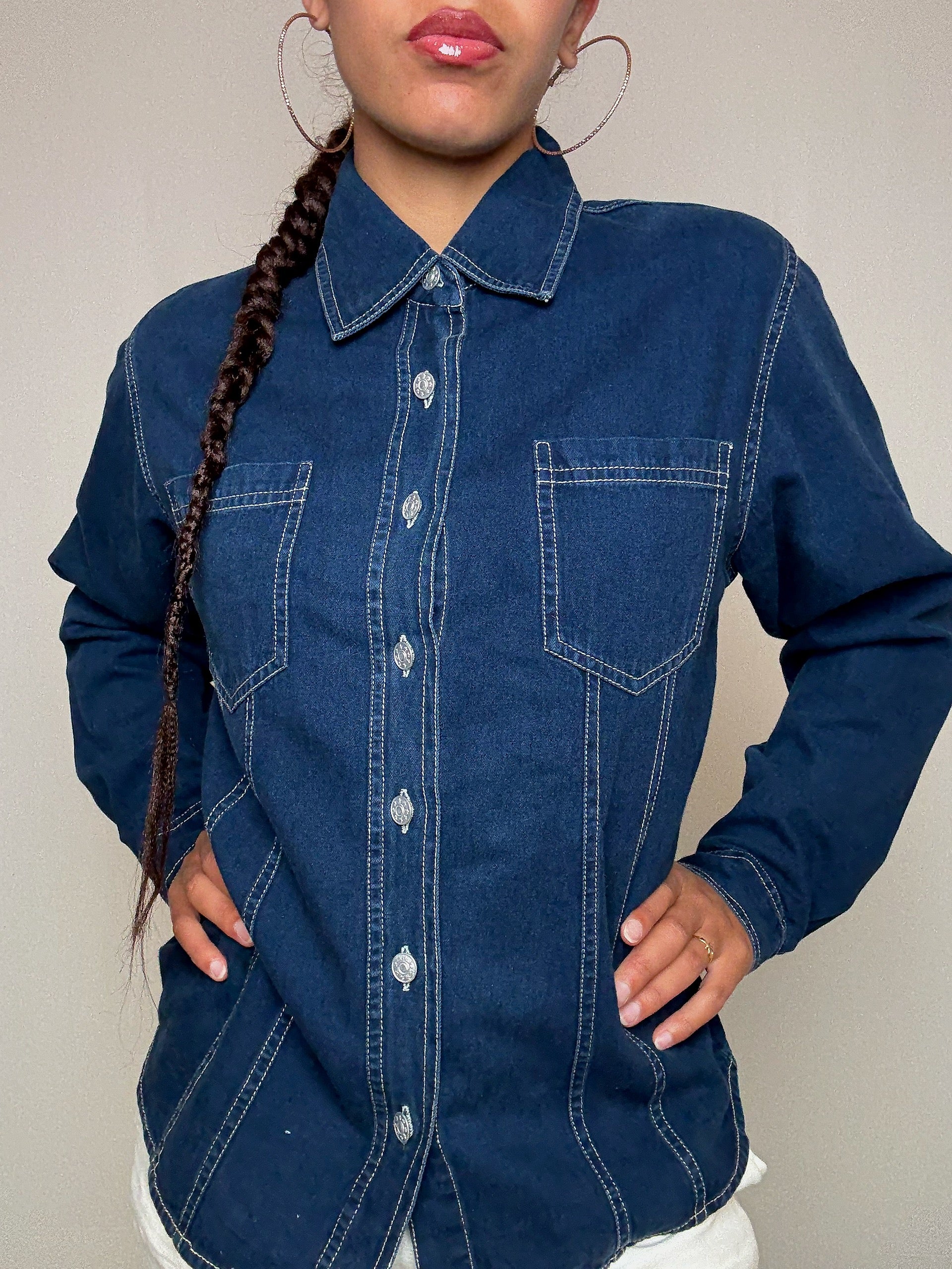 Chemise en jean M vintage