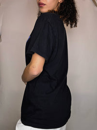 Vintage Purple Rain T-Shirt, schwarz, Größe M