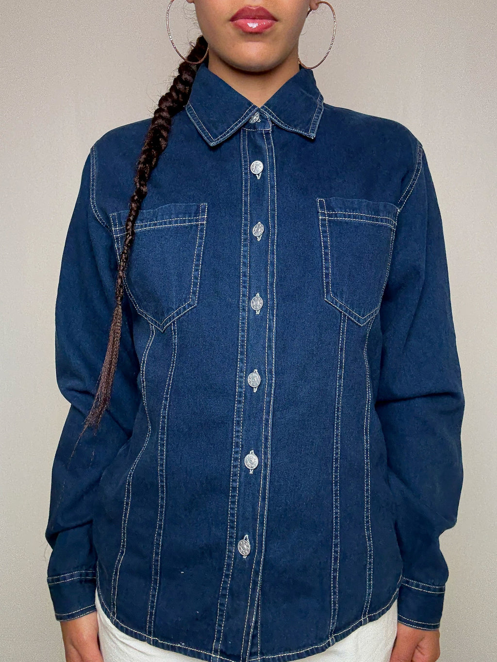 Chemise en jean M vintage