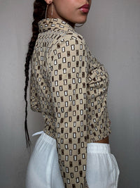 Chemise imprimée S vintage
