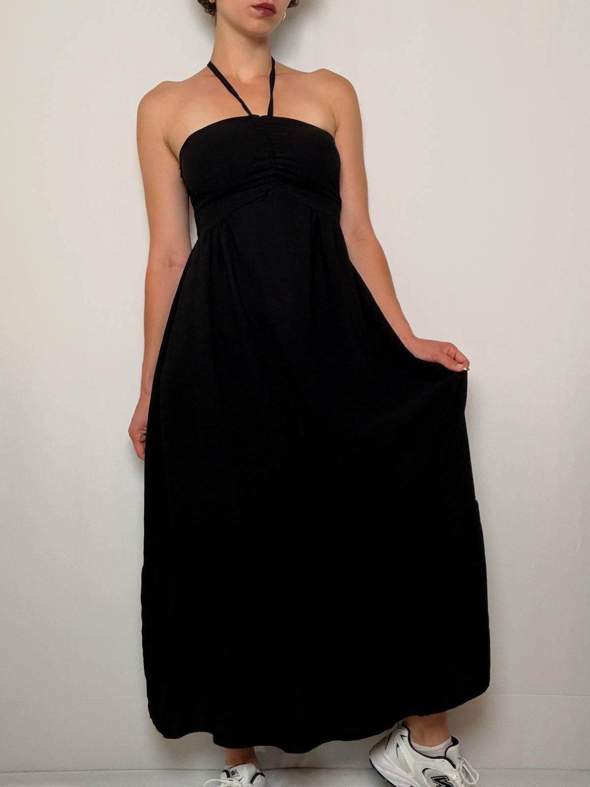 Robe noire longue S/M vintage