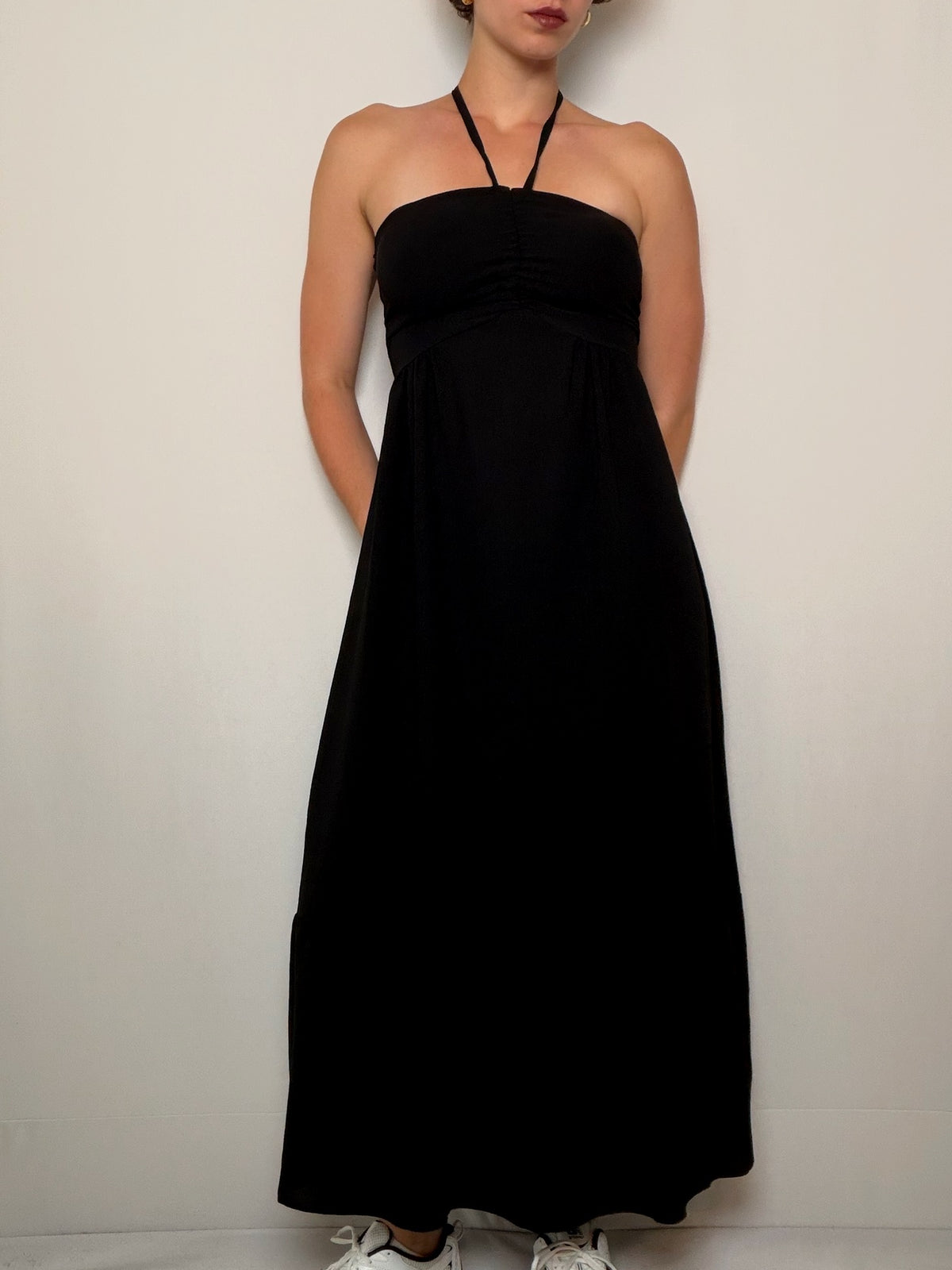 Robe noire longue S/M vintage