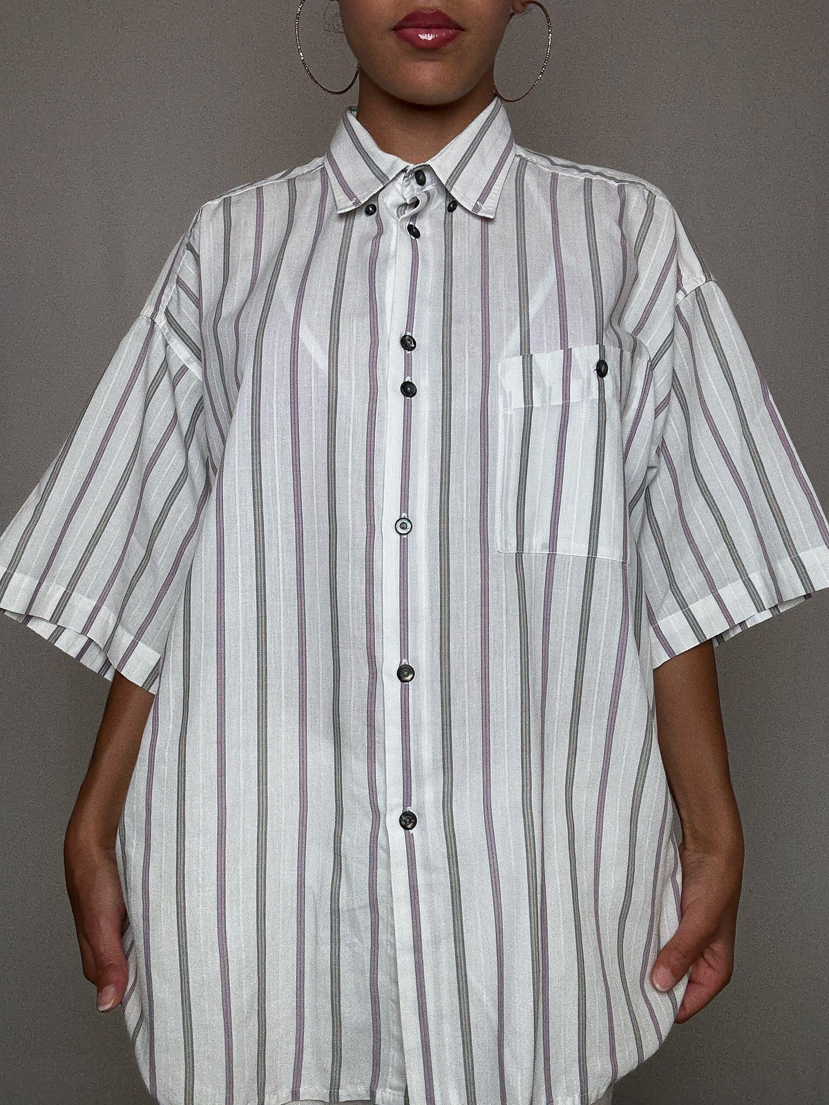 Chemise rayée XL vintage