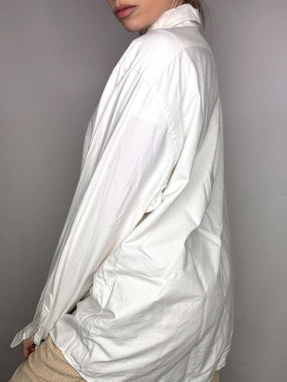 RALPH LAUREN L Vintage White Shirt