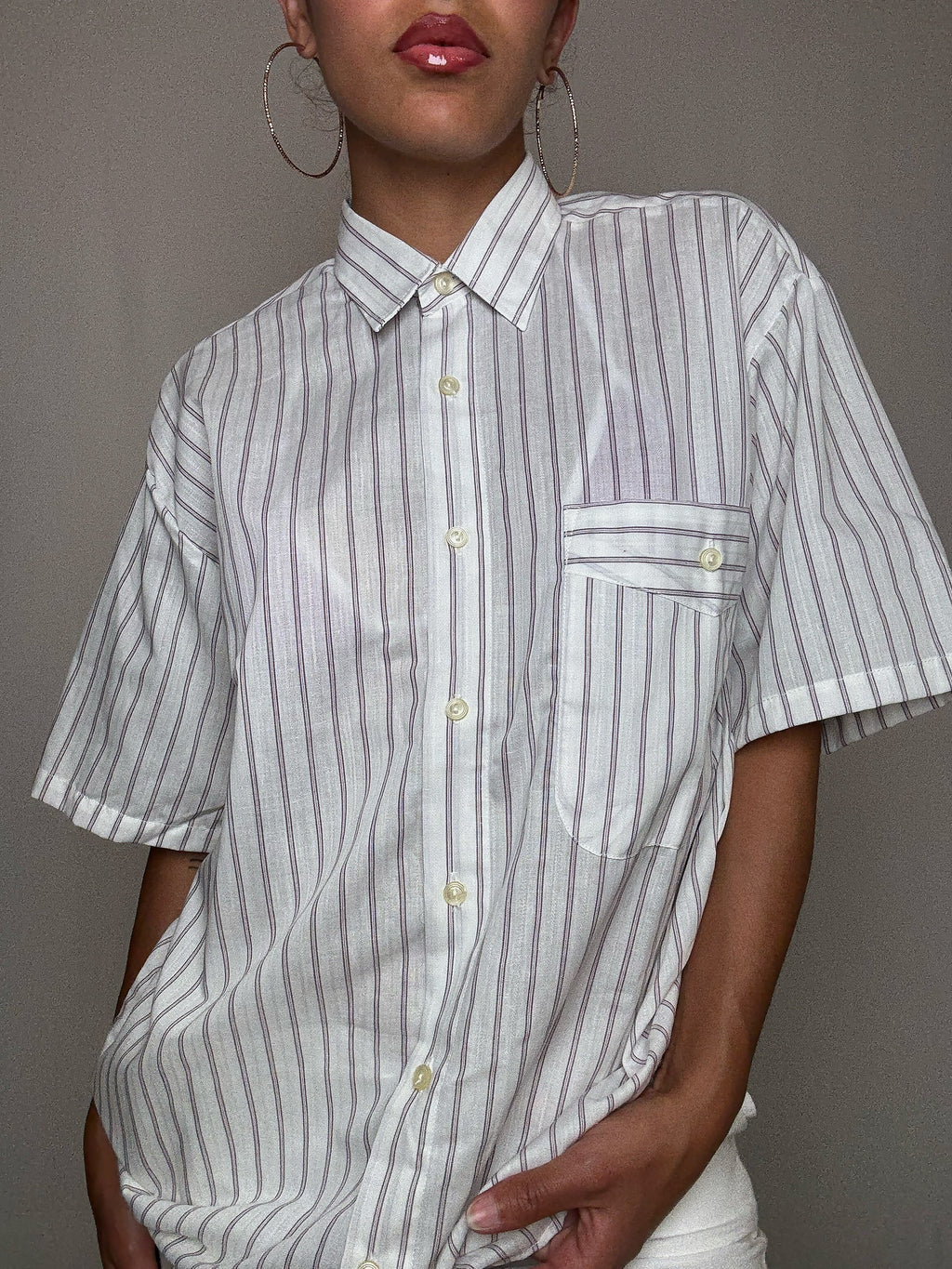 Chemise rayée XL vintage