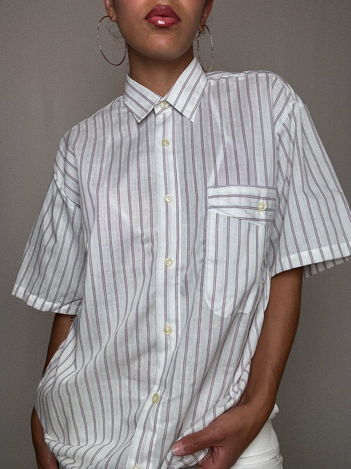 Chemise rayée XL vintage