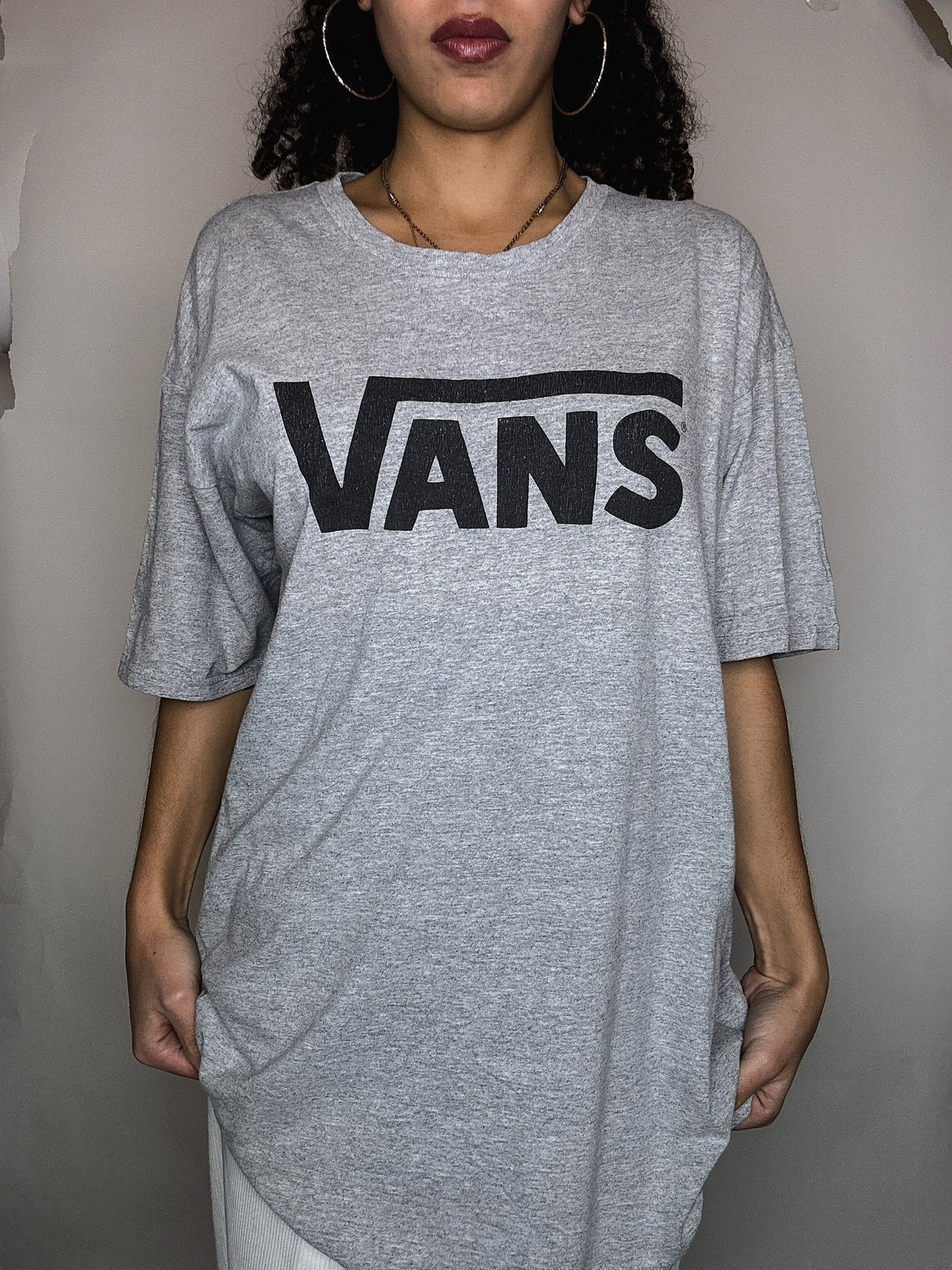 Tshirt gris Vans L vintage