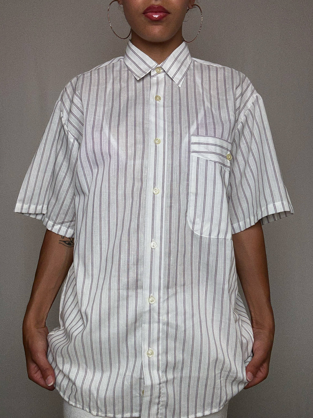 Chemise rayée XL vintage