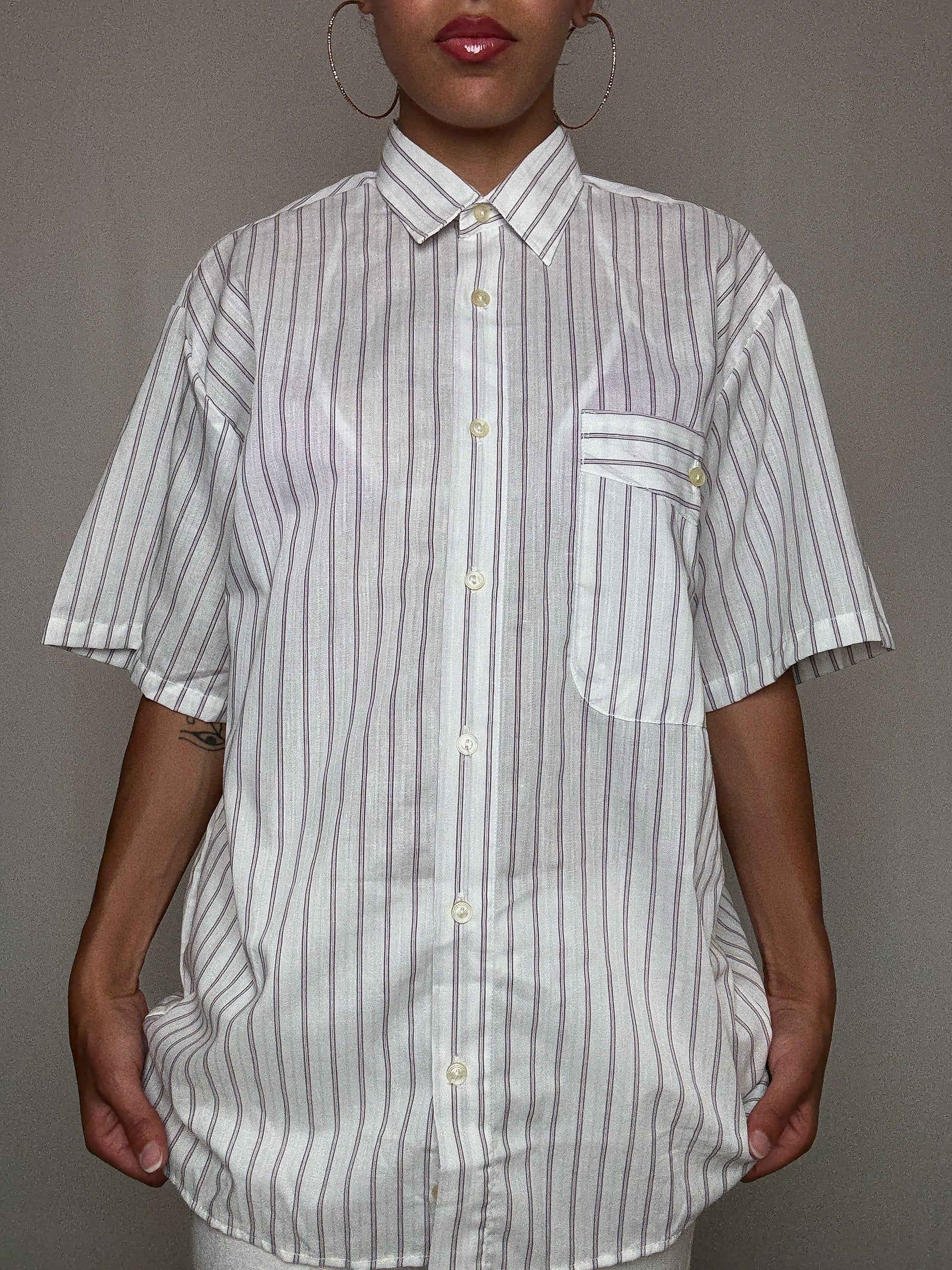 Chemise rayée XL vintage