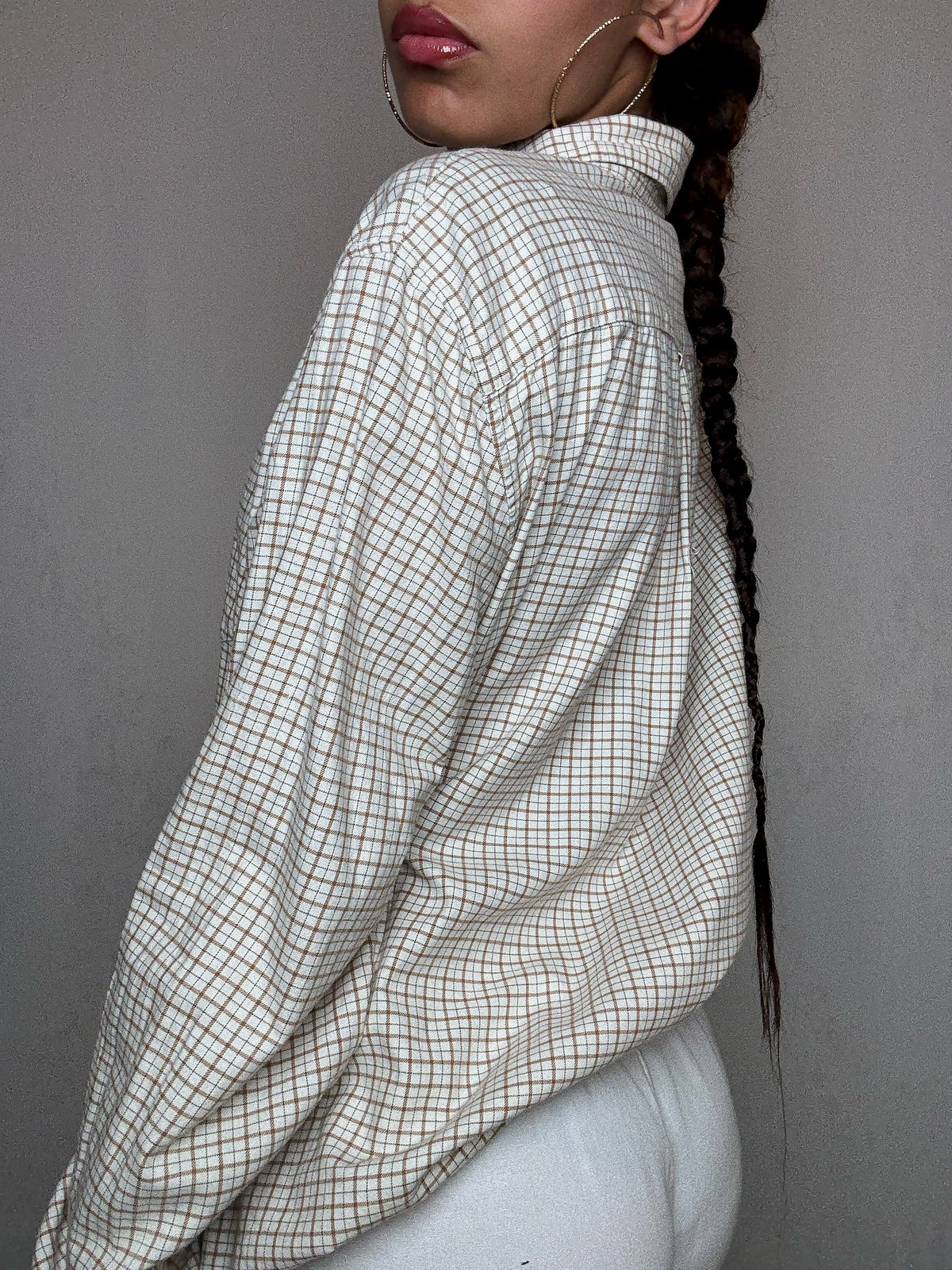 Chemise à carreaux Lacoste L vintage