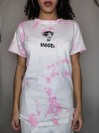 Ausgebleichtes rosa T-Shirt Super Nana S vintage