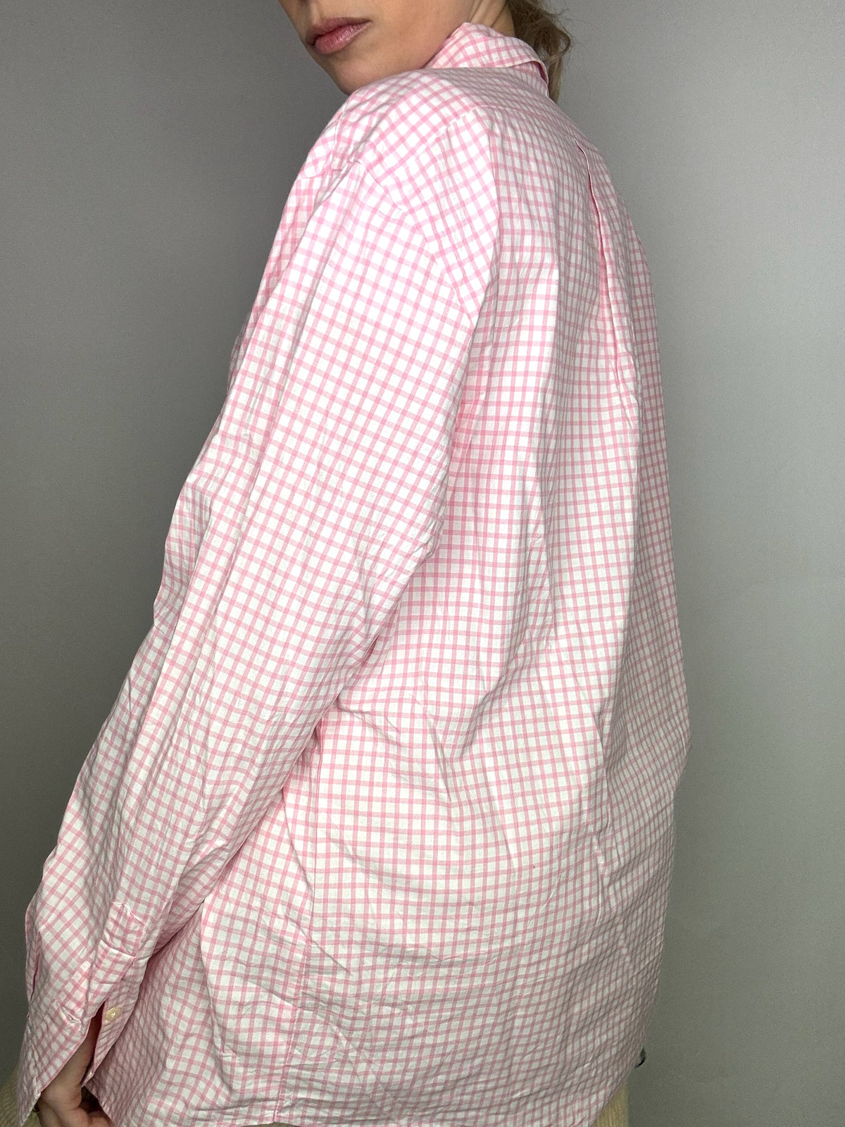 RALPH LAUREN M Vintage Pink Plaid Shirt