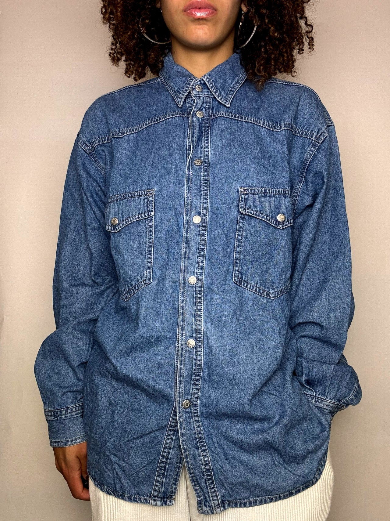 Vintage L/XL Denim Shirt