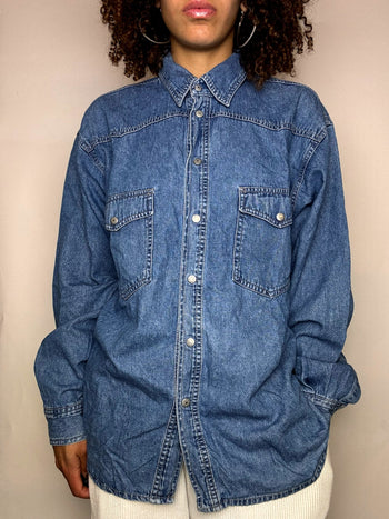 Vintage L/XL Denim Shirt