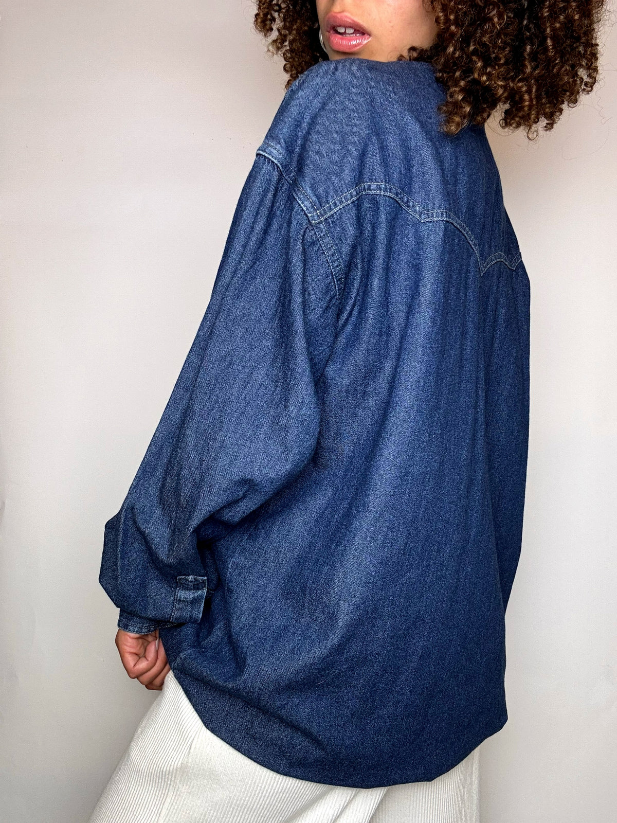 Vintage L/XL Jeanshemd