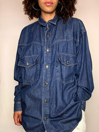 Vintage L/XL Jeanshemd