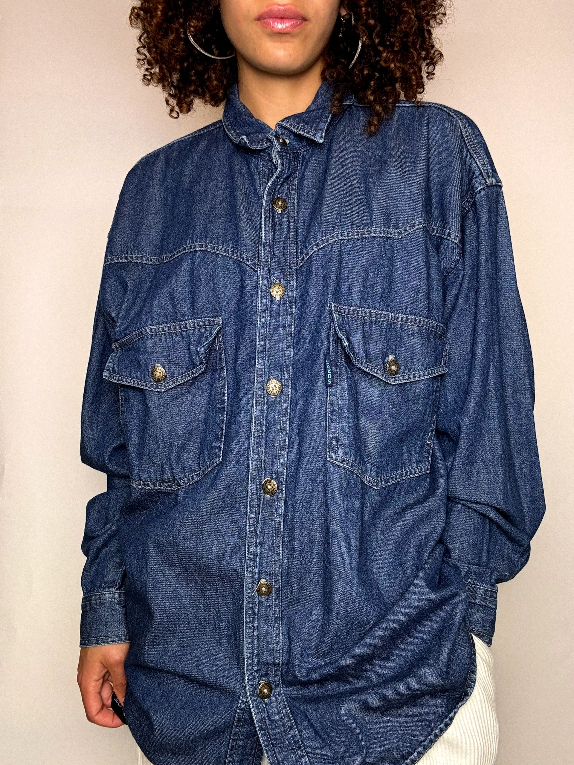 Vintage L/XL Jeanshemd