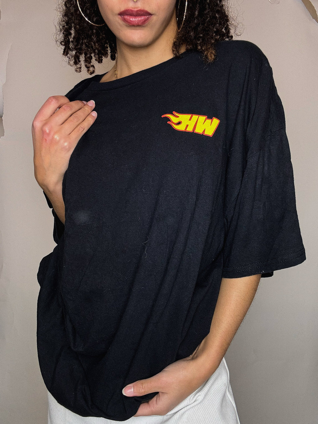 Schwarzes Hot Wheels Vintage-T-Shirt XXL