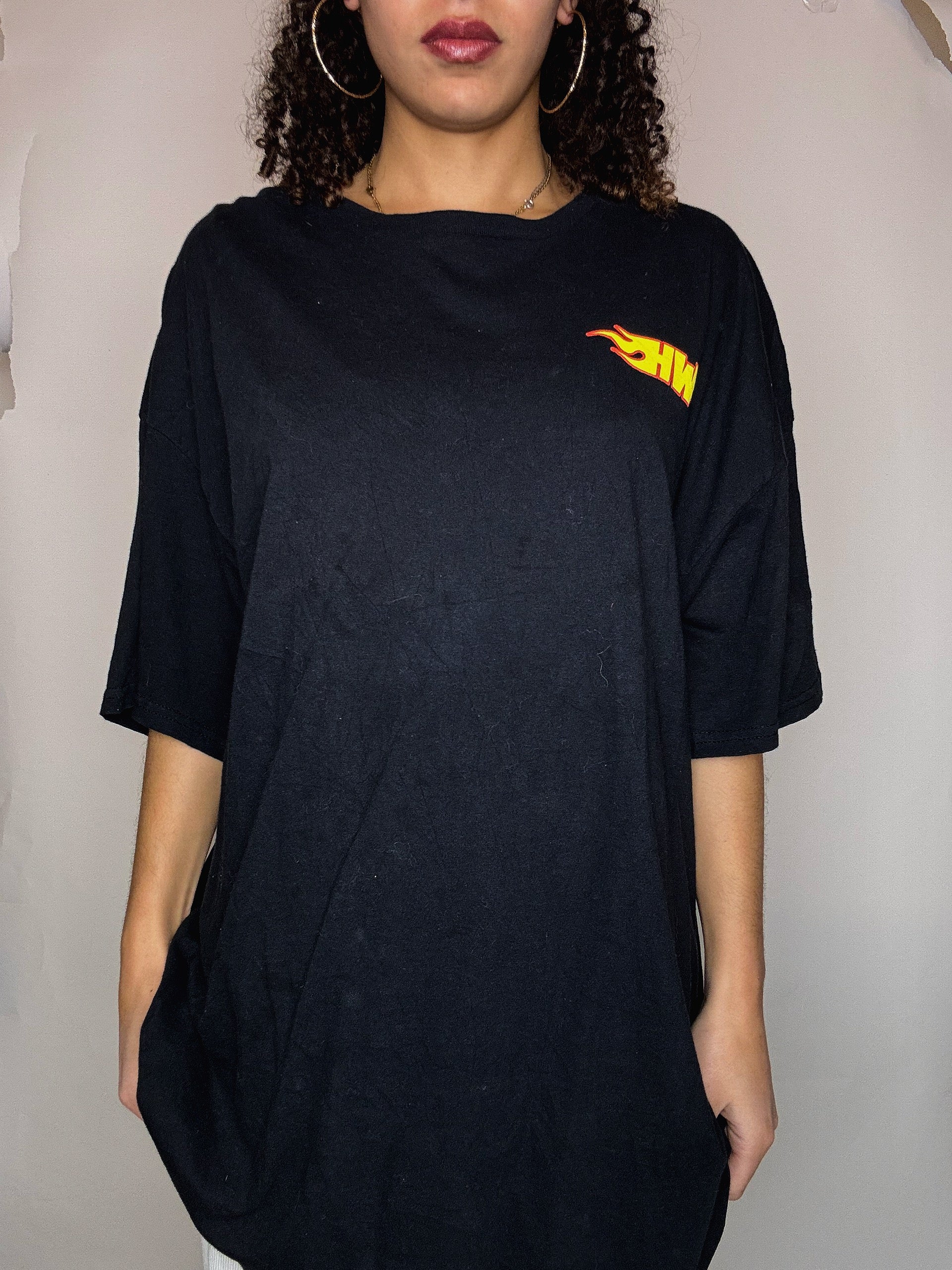 Schwarzes Hot Wheels Vintage-T-Shirt XXL