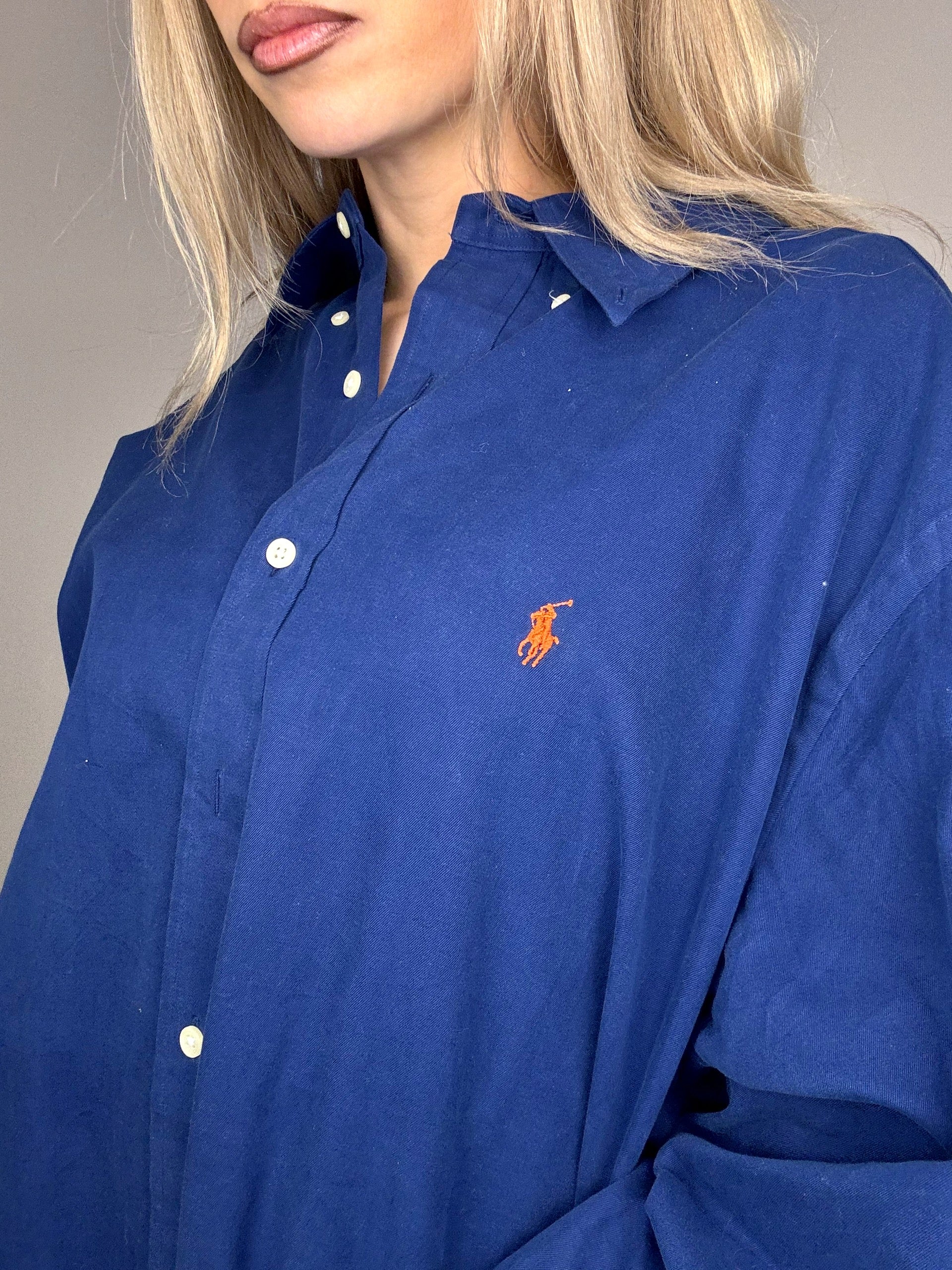 RALPH LAUREN XXL Vintage Blue Shirt