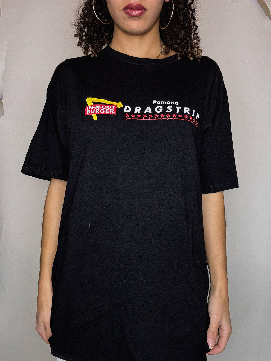 Tee shirt noir In and Out L vintage