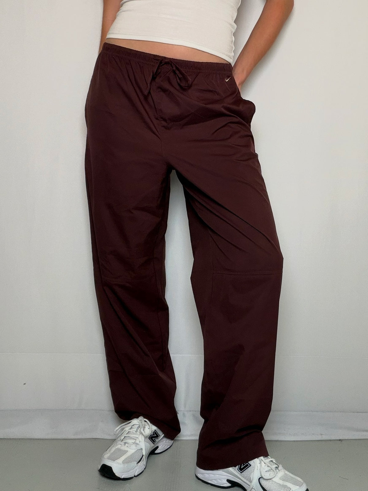 Nike Trainingshose weinrot M/L Vintage