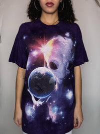 Tshirt violet Ovni M vintage