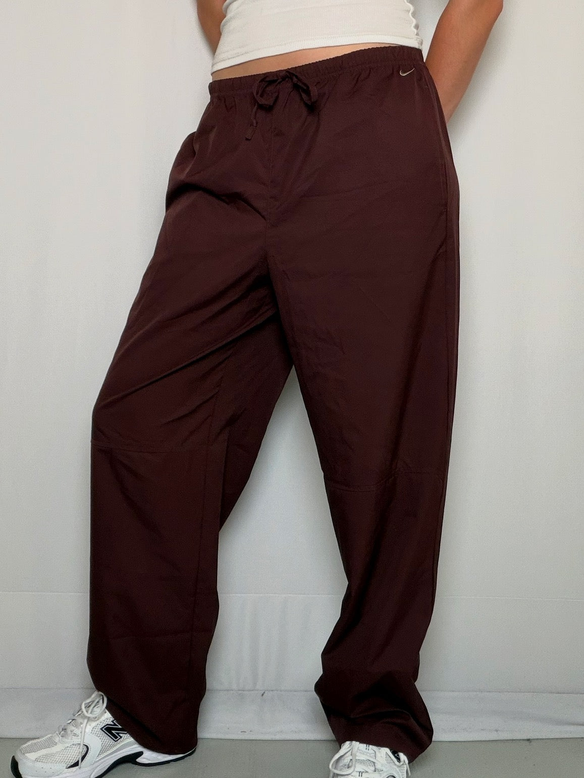 Nike Trainingshose weinrot M/L Vintage