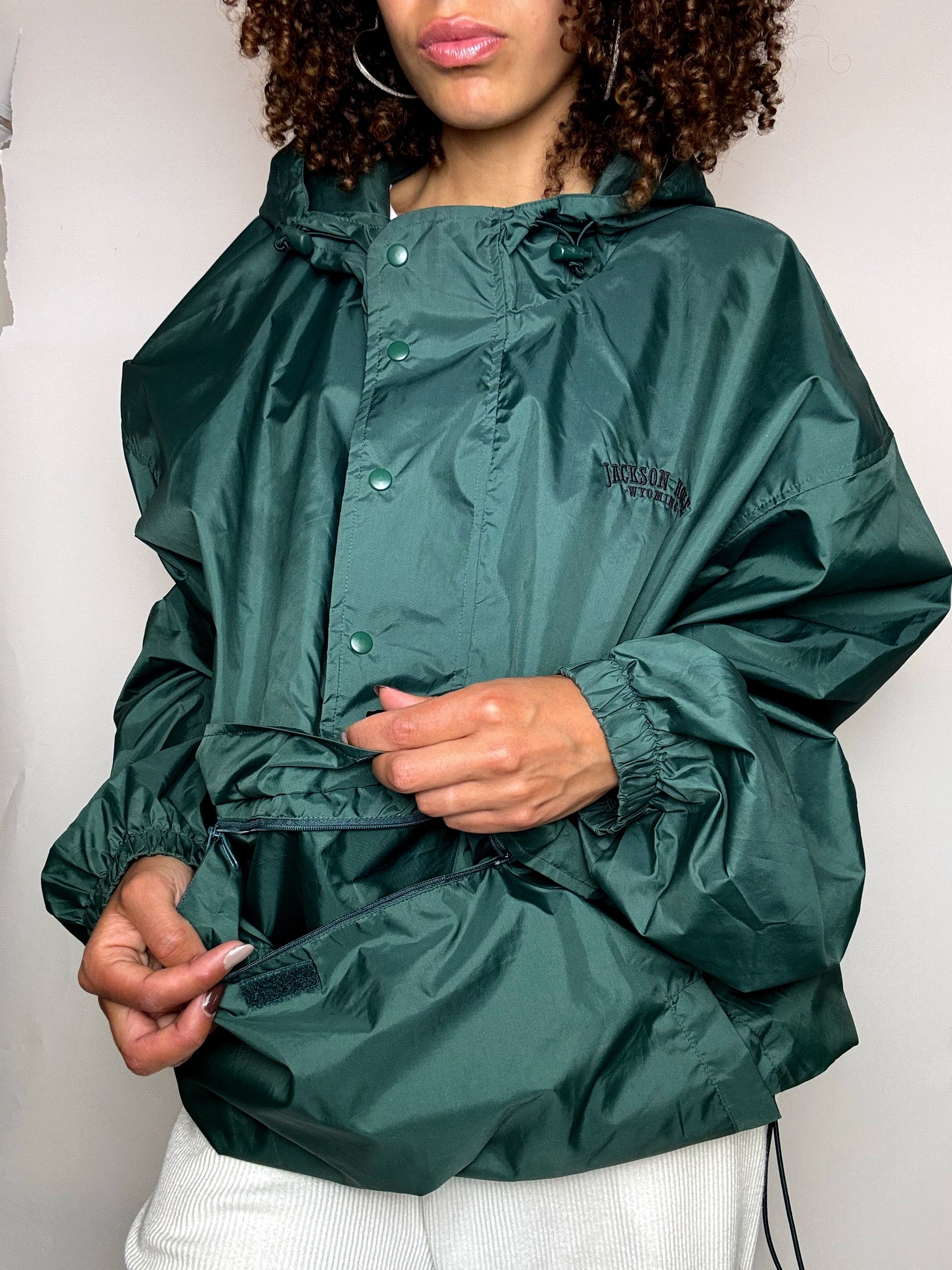 ADIDAS XL Vintage Zweifarbiger Hoodie