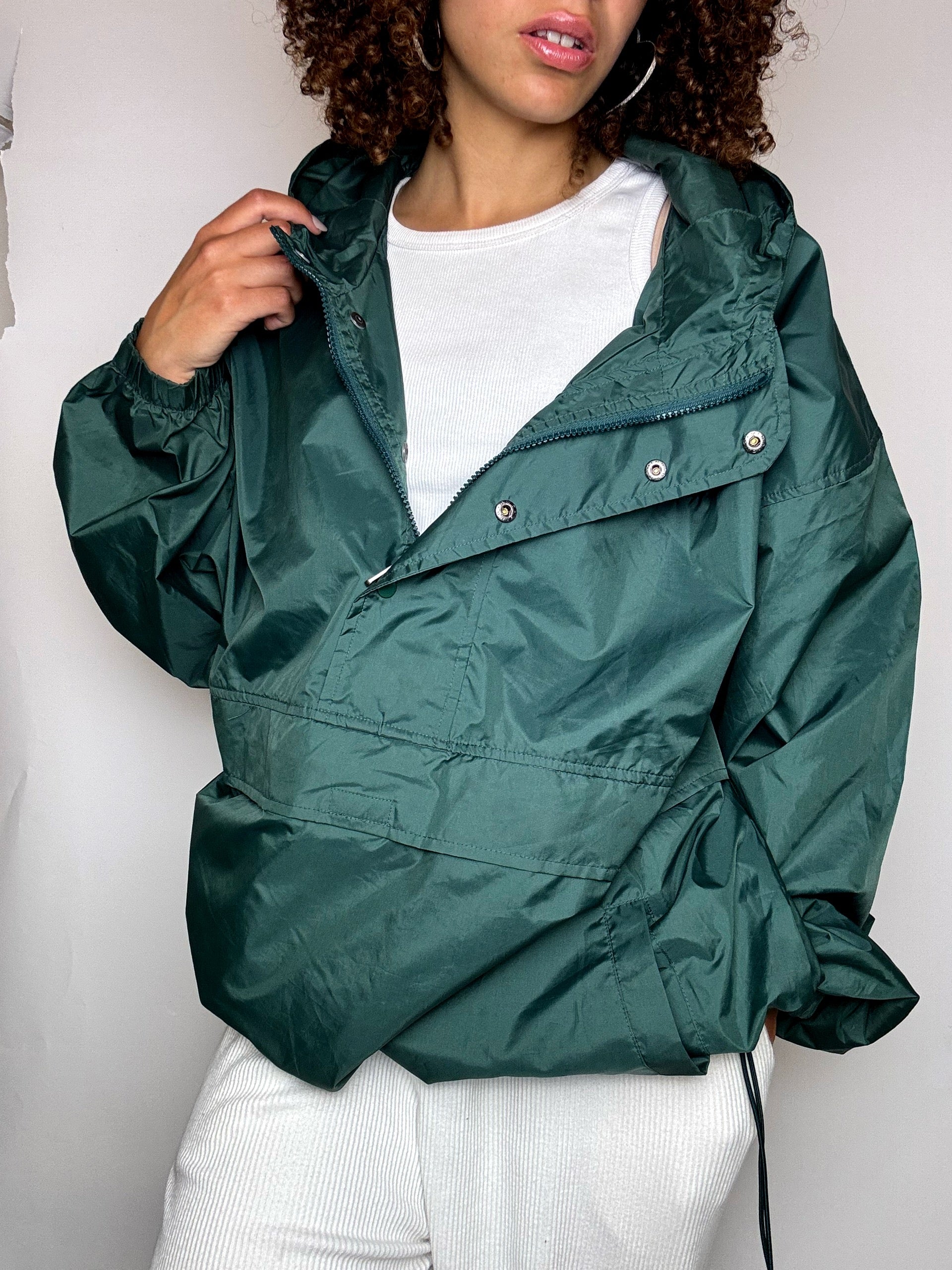 ADIDAS XL Vintage Zweifarbiger Hoodie