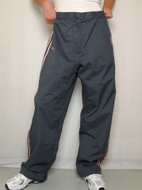 Pantalon technique gris Adidas M vintage