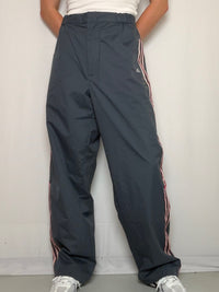 Pantalon technique gris Adidas M vintage
