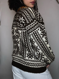 Vintage XL Norwegian cardigan