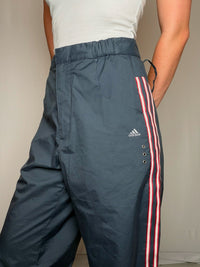 Pantalon technique gris Adidas M vintage