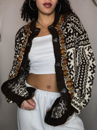 Vintage XL Norwegian cardigan