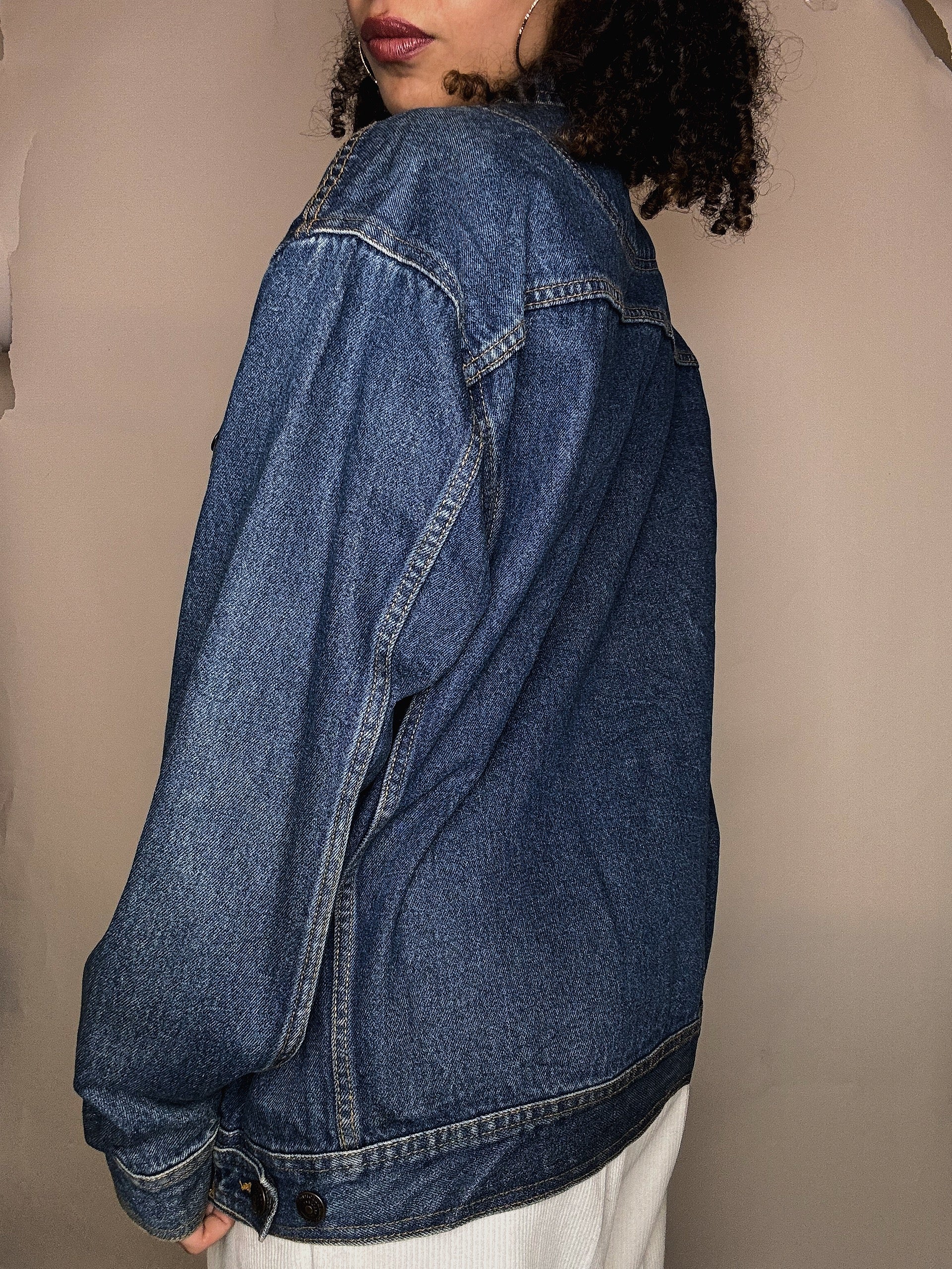 Veste en jean oversized M vintage